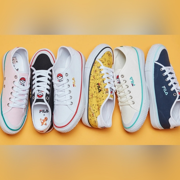 Pokémon x Fila Classic kicks B. Size M8.5. "S.Korea exclusive" sneakers - Picture 9 of 9